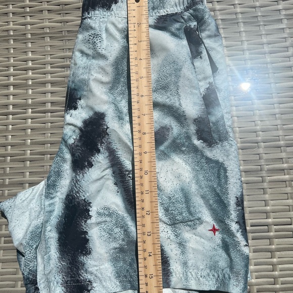 Stone Island Men's Blue Reef Camo Swim Shorts Size Small NWT Designer Resort - Picture 14 of 16